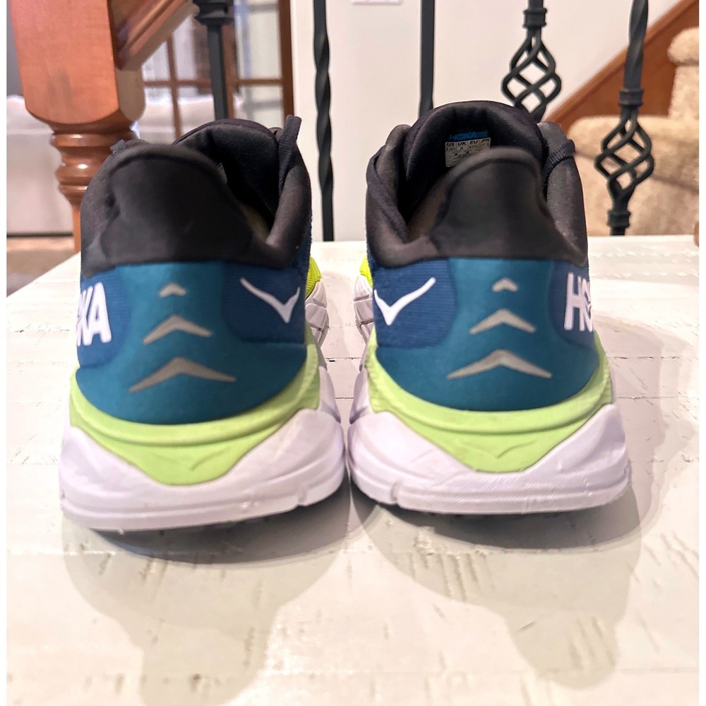 Hoka One One Arahi 6 Men's Running Shoes Blue Yellow Size 9.5 D 1123194 - Picture 3 of 12